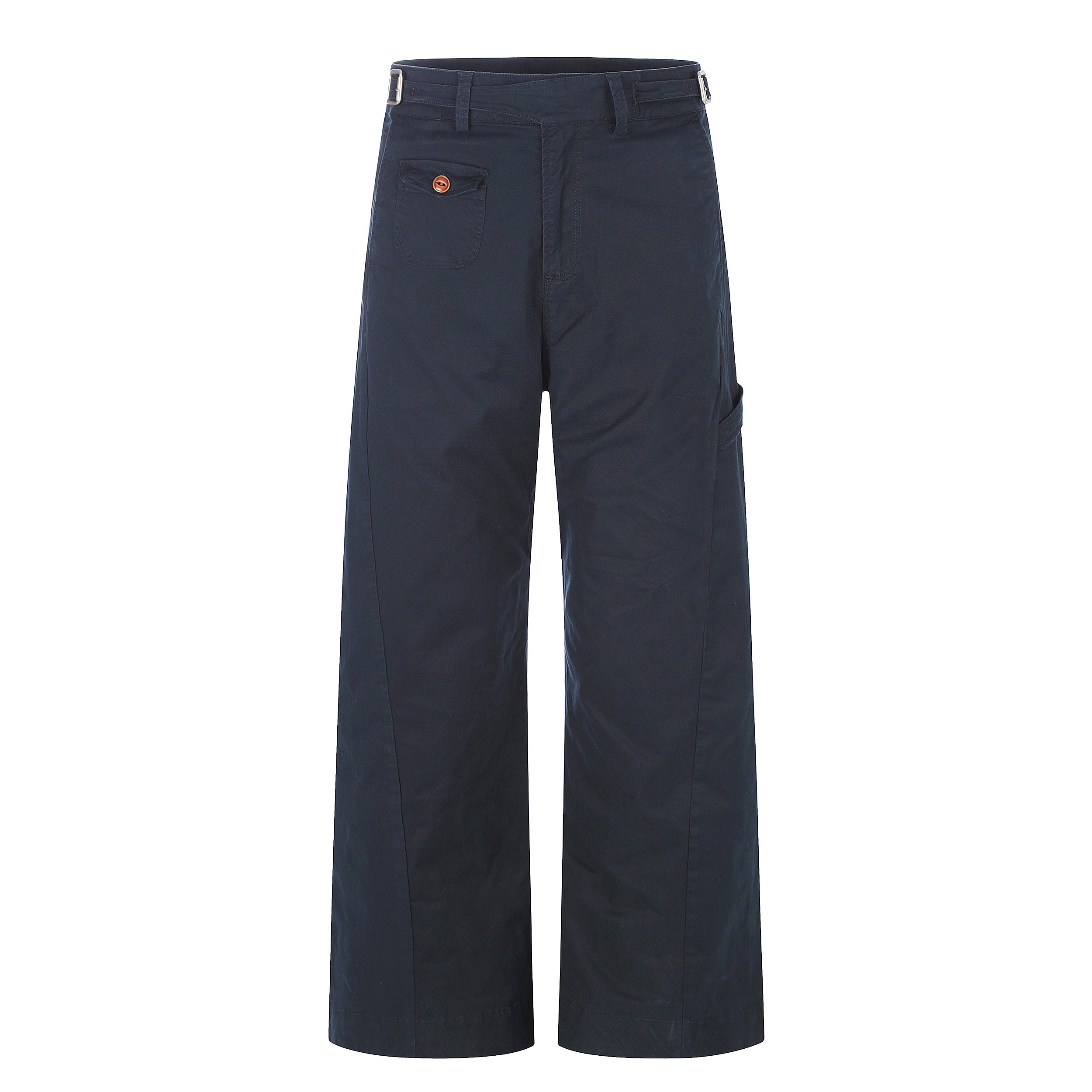 MADWITCH ADJUSTABLE WAIST CARGO WIDE-LEG PANTS #CK61012
