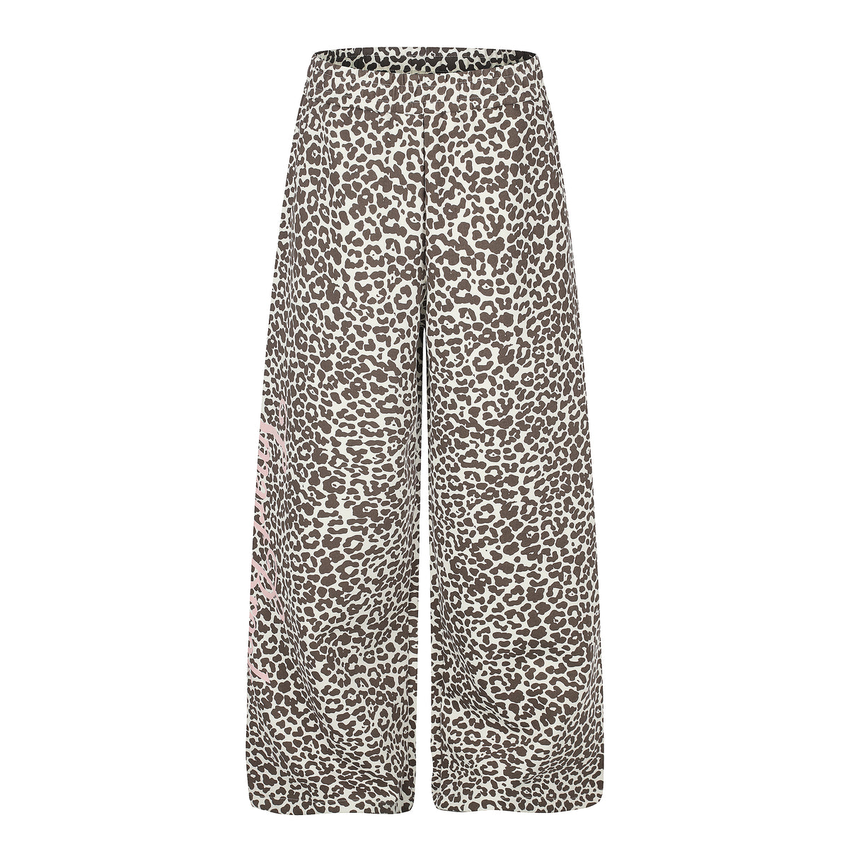 MADWITCH GRAPHIC-PRINT LEOPARD WIDE-LEG LOUNGE PANTS #C1070