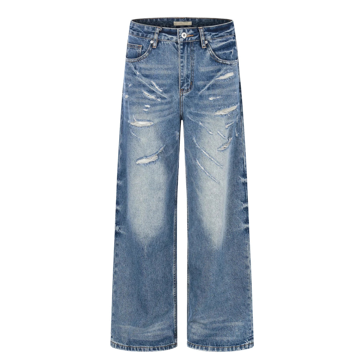 MADWITCH VINTAGE DISTRESSED LOOSE JEANS CK5609 - MadWitch Store