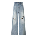 MADWITCH VINTAGE DISTRESSED LOOSE JEANS WHOA124 - MadWitch Store