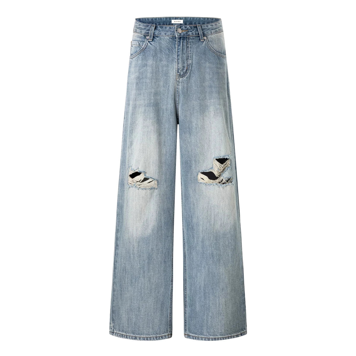 MADWITCH VINTAGE DISTRESSED LOOSE JEANS WHOA124 - MadWitch Store