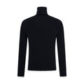 MADWITCH CONTRAST-LAYERED LYOCELL HIGH-NECK SLIM-FIT LONGSLEEVE TEE #AW26144