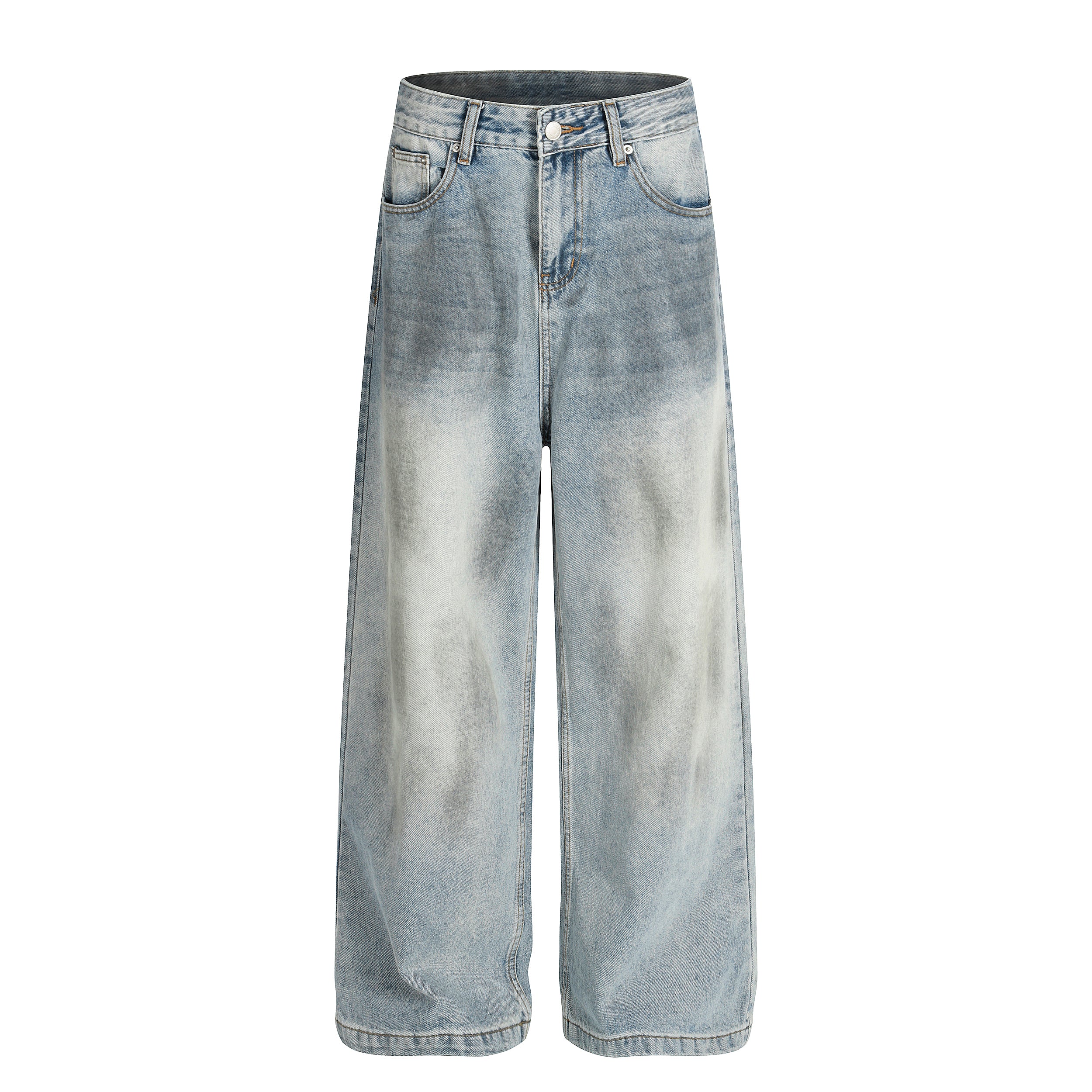 MADWITCH UNISEX DIRTY WASHED DENIM JEANS #G6846