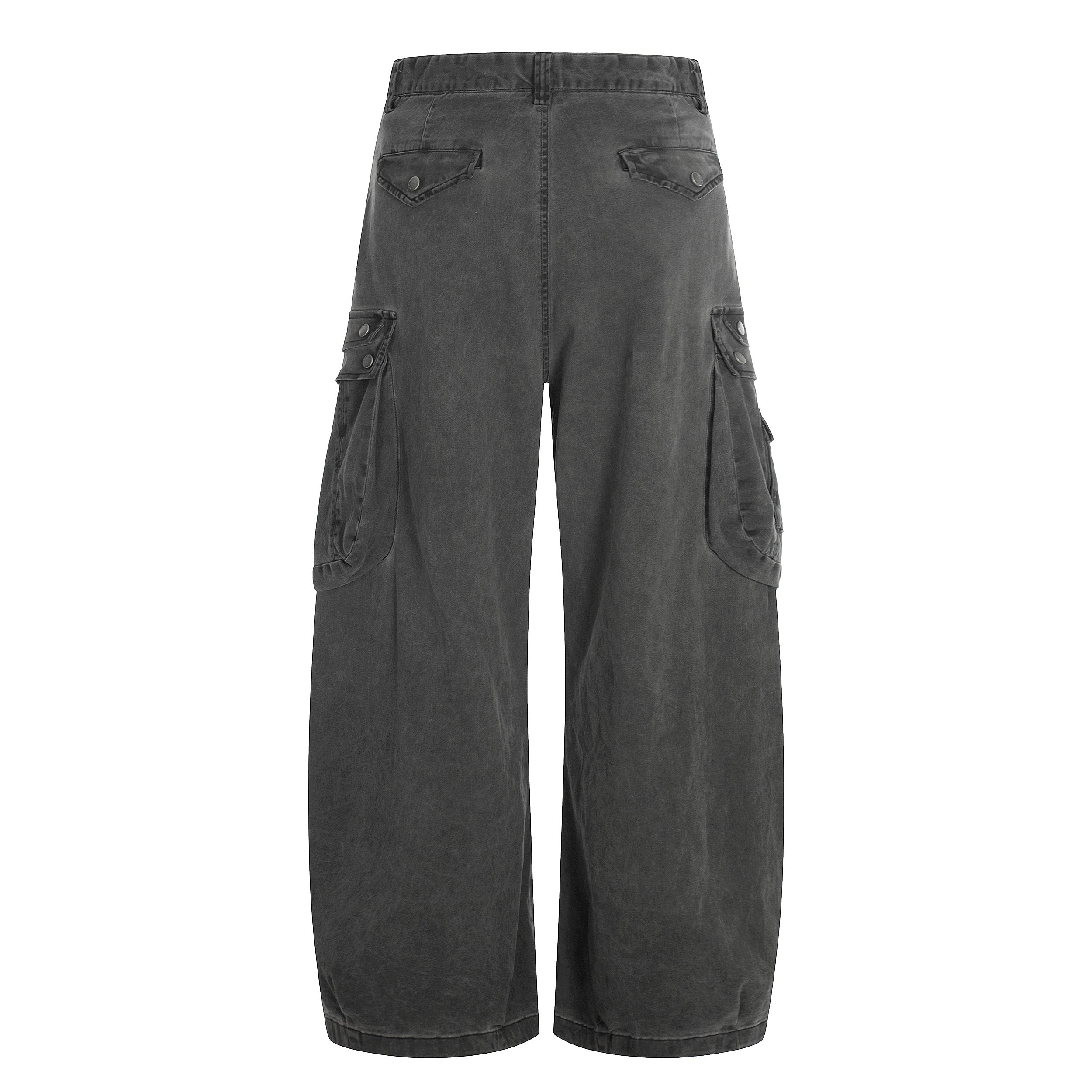 MADWIT DISTRESSED WIDE WORK PANTS #CK6932