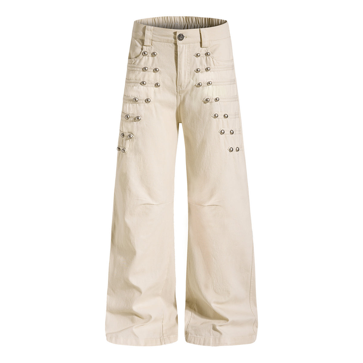 MADWITCH RIVET COURT WIDE-LEG TROUSERS #6844