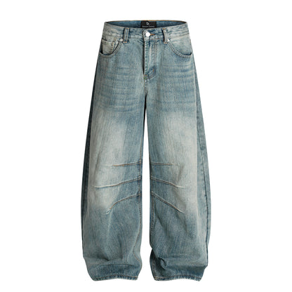 MADWITCH TEXTURED DESIGN JEANS #F9052