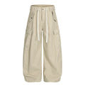 MADWITCH DRAWSTRING MULTI-POCKET CARGO PANTS #Z030