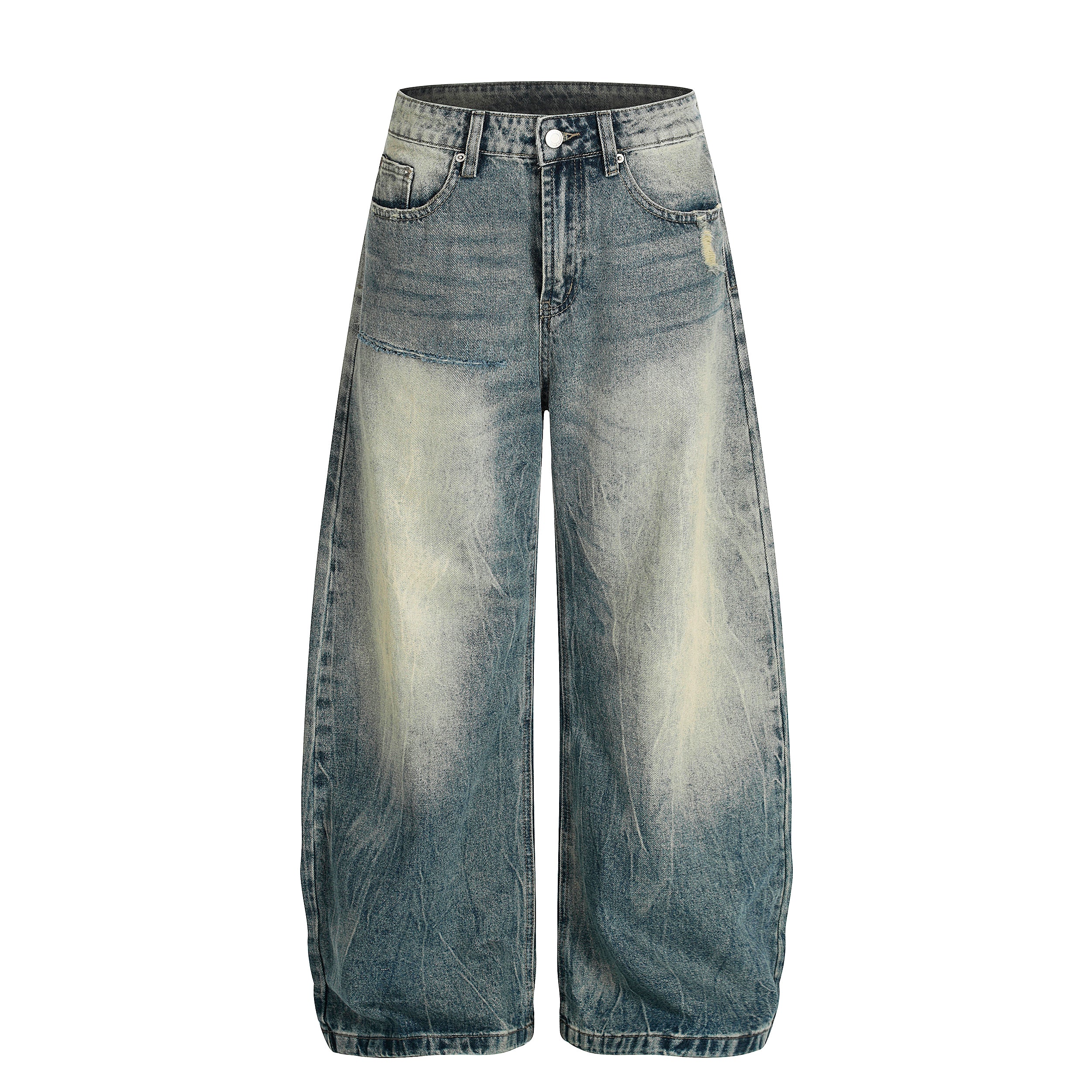 MADWITCH WASHED DISTRESSED JEANS #G6861
