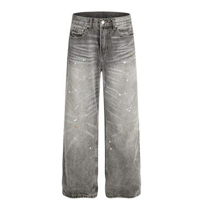 MADWITCH HIGH STREET SPLATTER JEANS #FX085