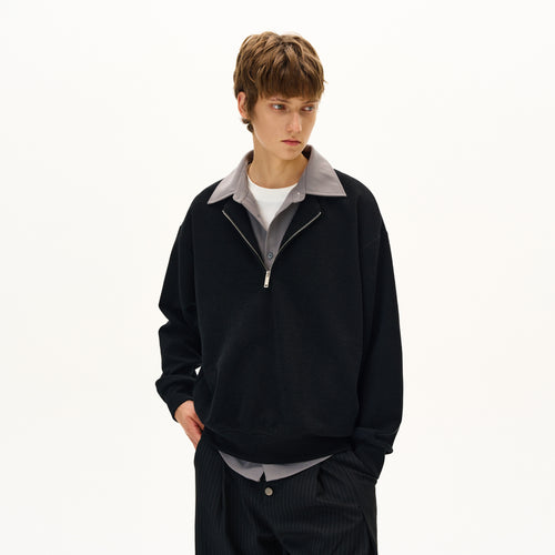 MADWITCH CASUAL PANELED SWEATSHIRT #C329Q25