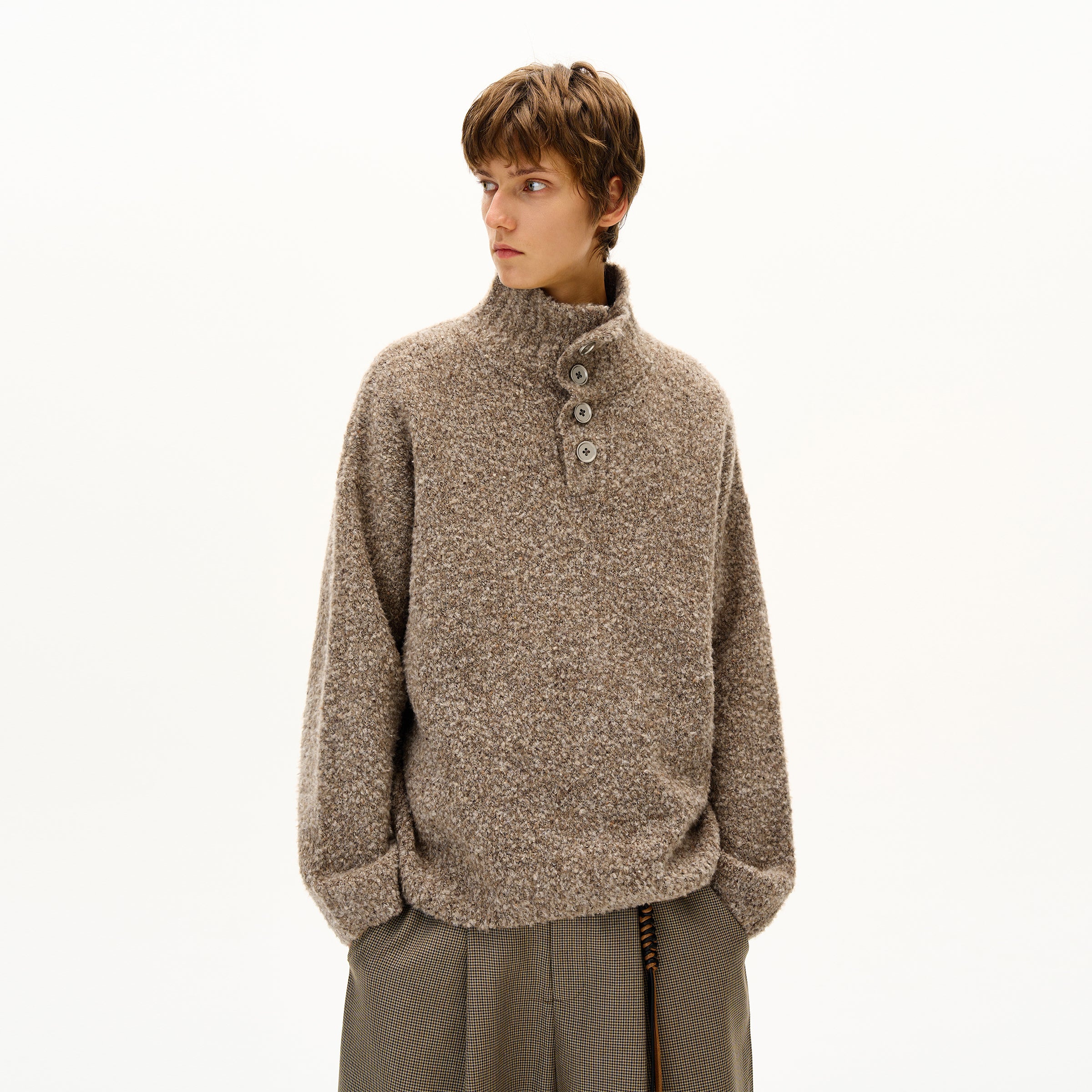 MADWITCH THERMAL KNIT SWEATER #DF8453