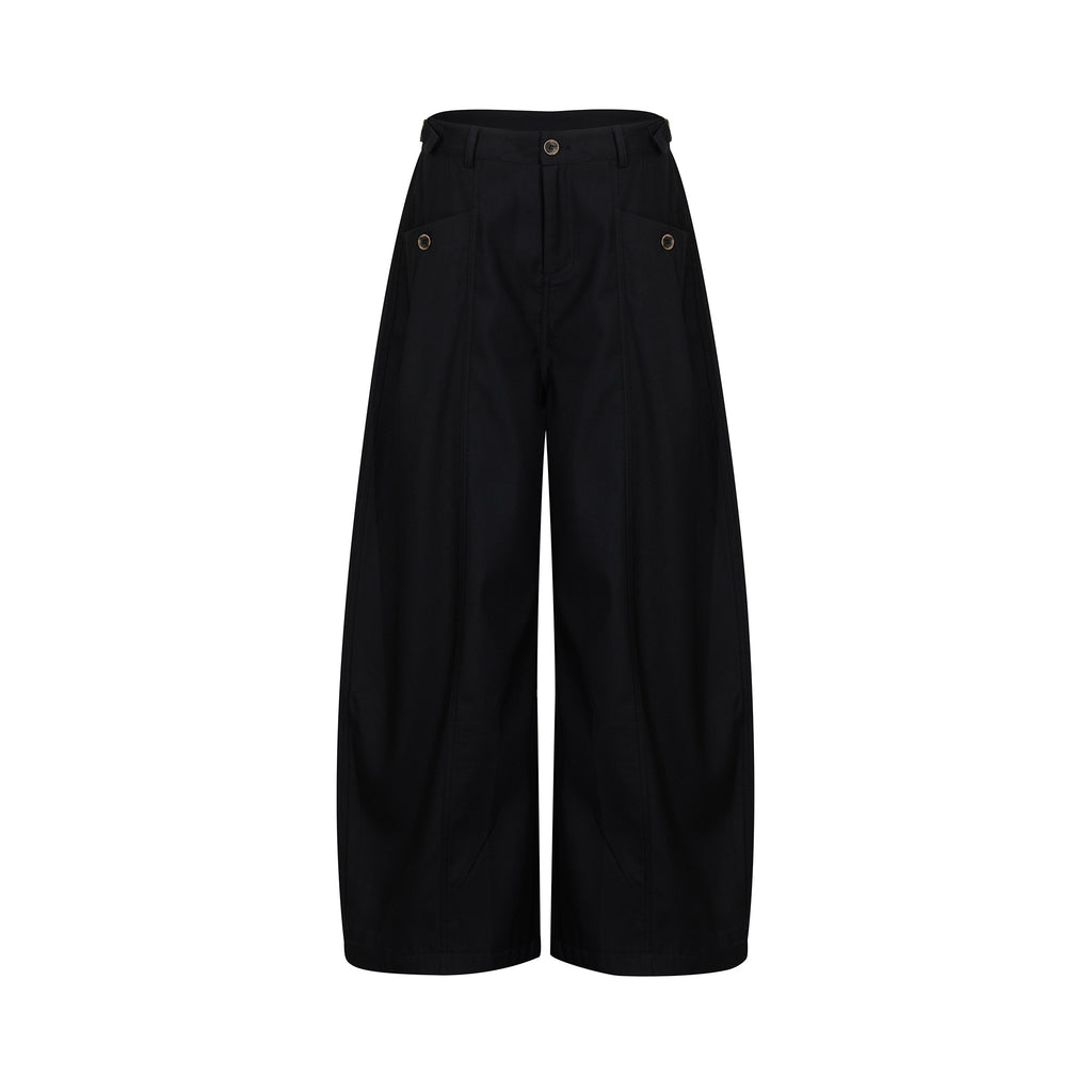 MADWITCH ADJUSTABLE TAILORED WIDE-LEG TROUSERS #26203