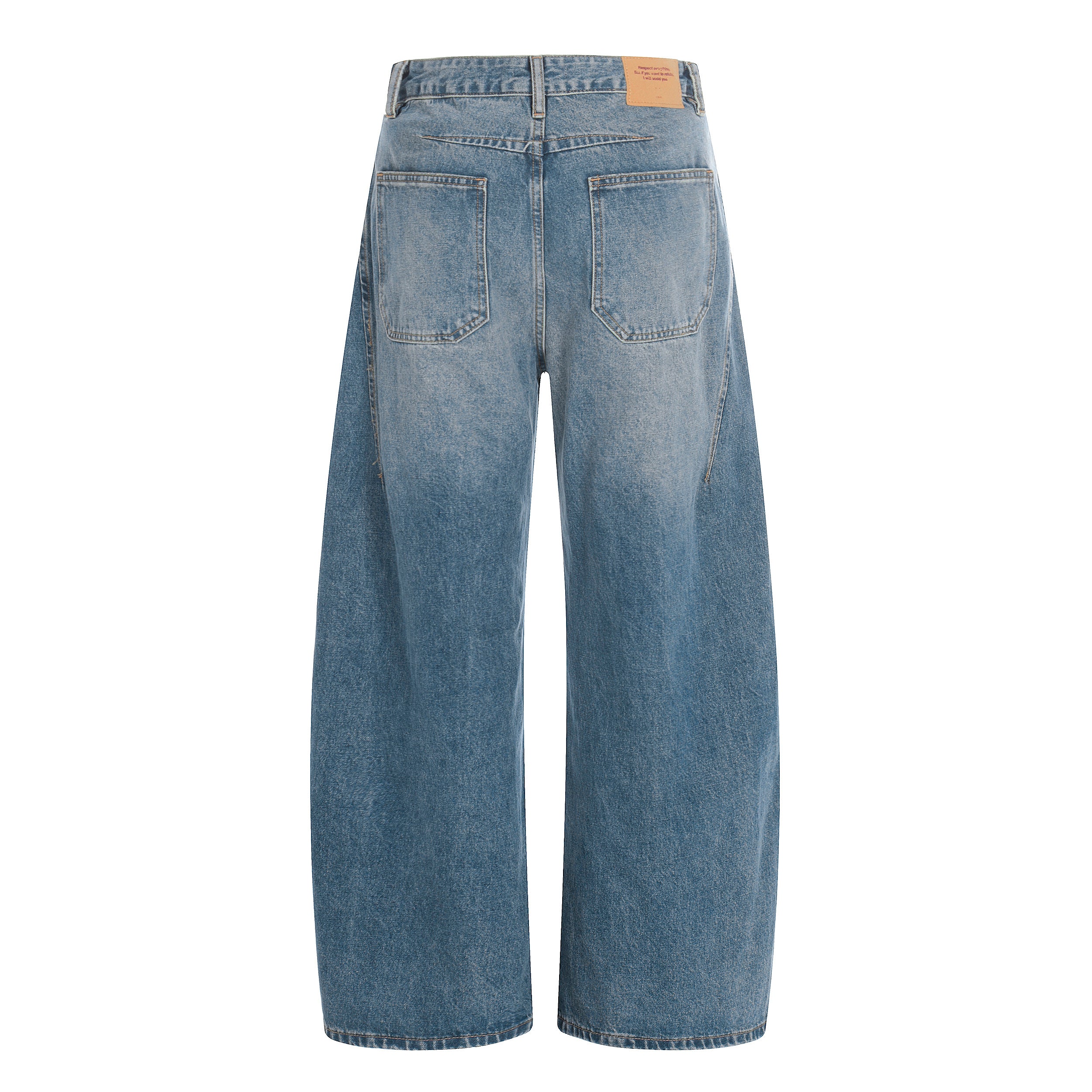 MADWIT FADED WASH WIDE JEANS #CK5571