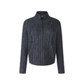 MADWITCH CABLE-KNIT STAND-COLLAR CARDIGAN SWEATER #L2026709