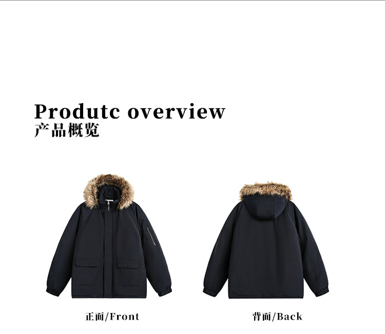 MADWITCH FUR COLLAR PARKA COAT #RW124+