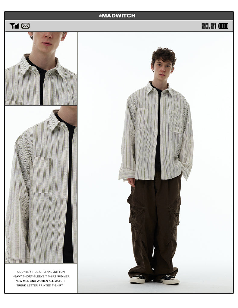 MADWITCH VINTAGE CASUAL SHIRT #N680