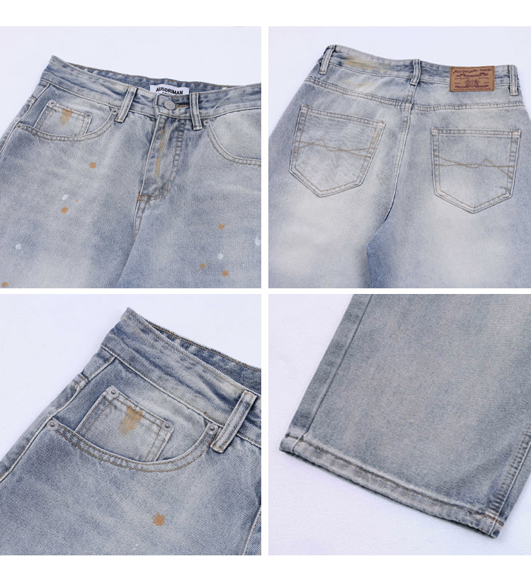 MADWITCH SANDED VINTAGE JEANS #K8526