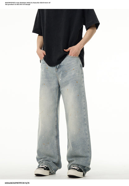 MADWITCH SANDED VINTAGE JEANS #K8526