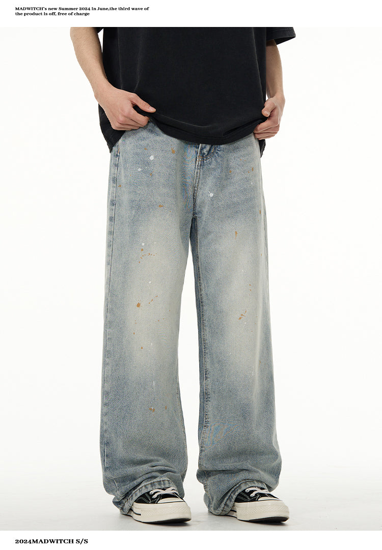 MADWITCH SANDED VINTAGE JEANS #K8526