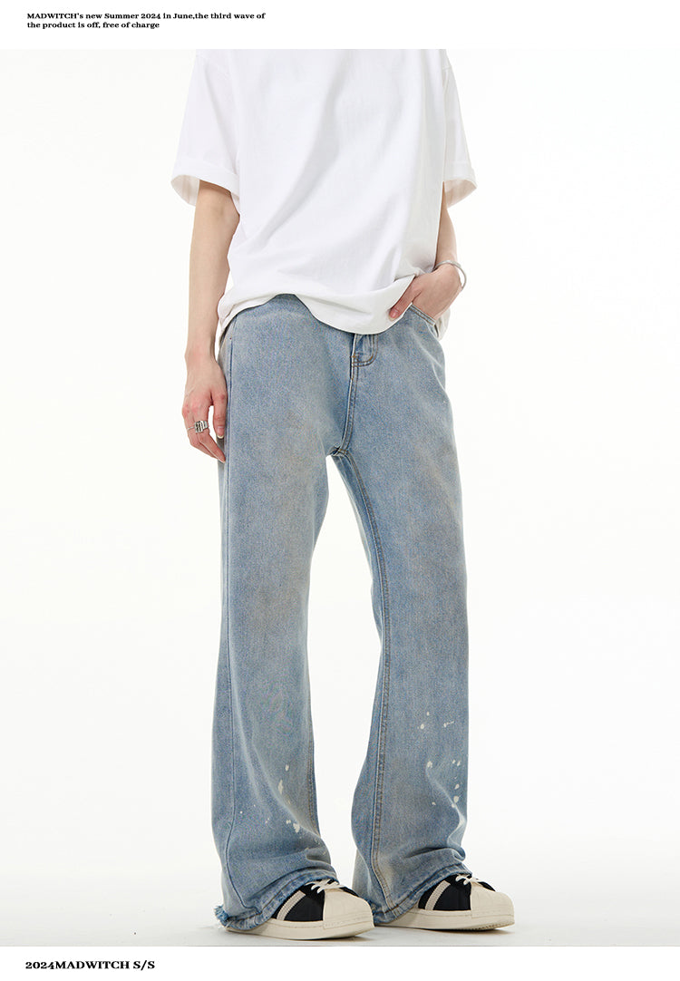 MADWITCH HIGH-WAISTED SLIM-FIT JEANS #L3122