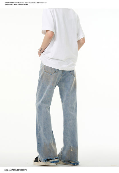 MADWITCH HIGH-WAISTED SLIM-FIT JEANS #L3122