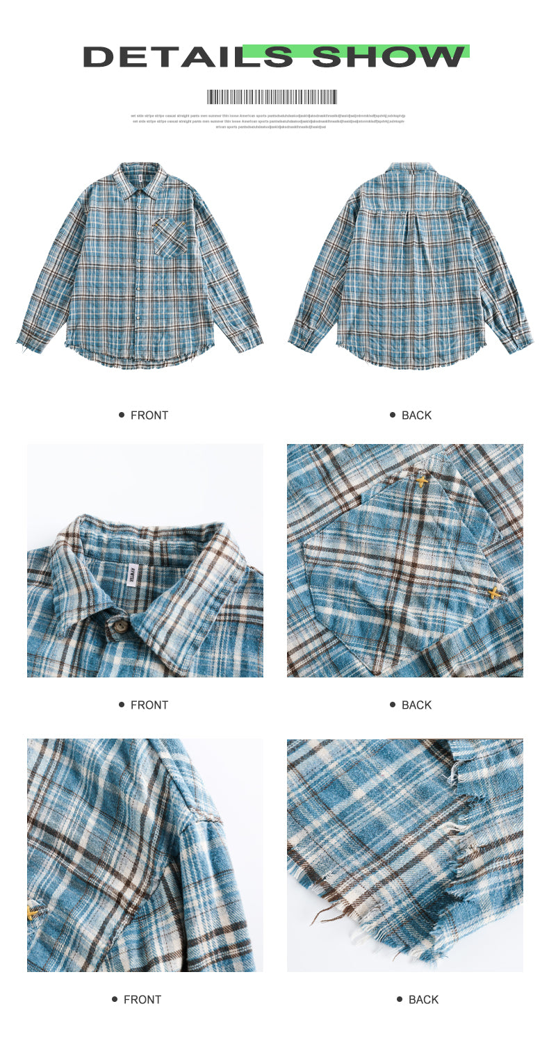 MADWITCH AMERICAN PLAID SHIRT #CS069