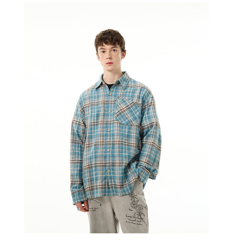 MADWITCH AMERICAN PLAID SHIRT #CS069