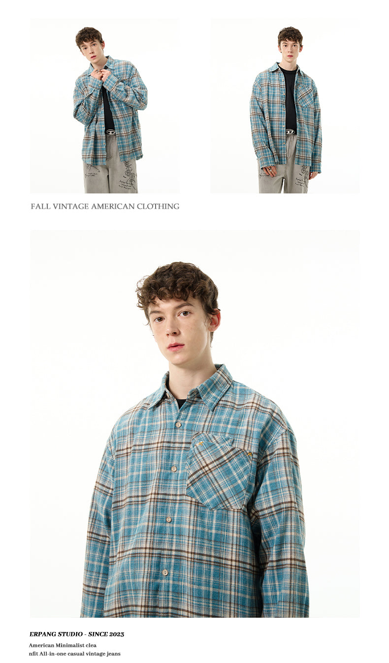 MADWITCH AMERICAN PLAID SHIRT #CS069