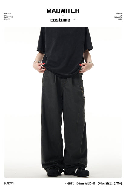 MADWITCH RELAXED FIT CASUAL PANTS #FX012