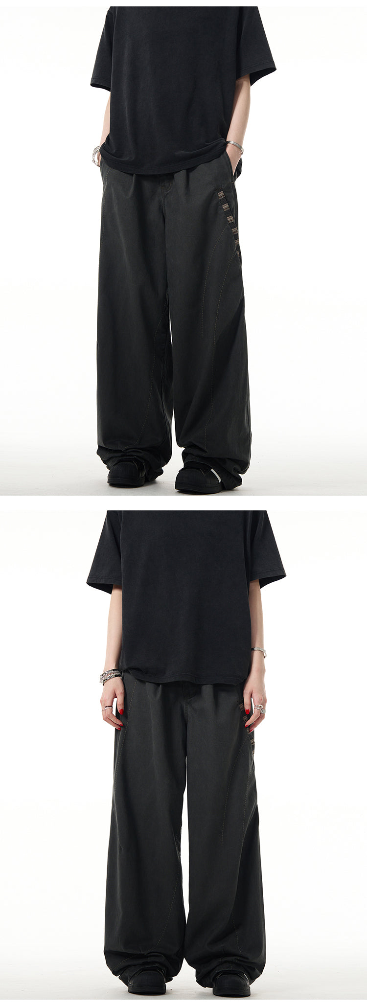 MADWITCH RELAXED FIT CASUAL PANTS #FX012