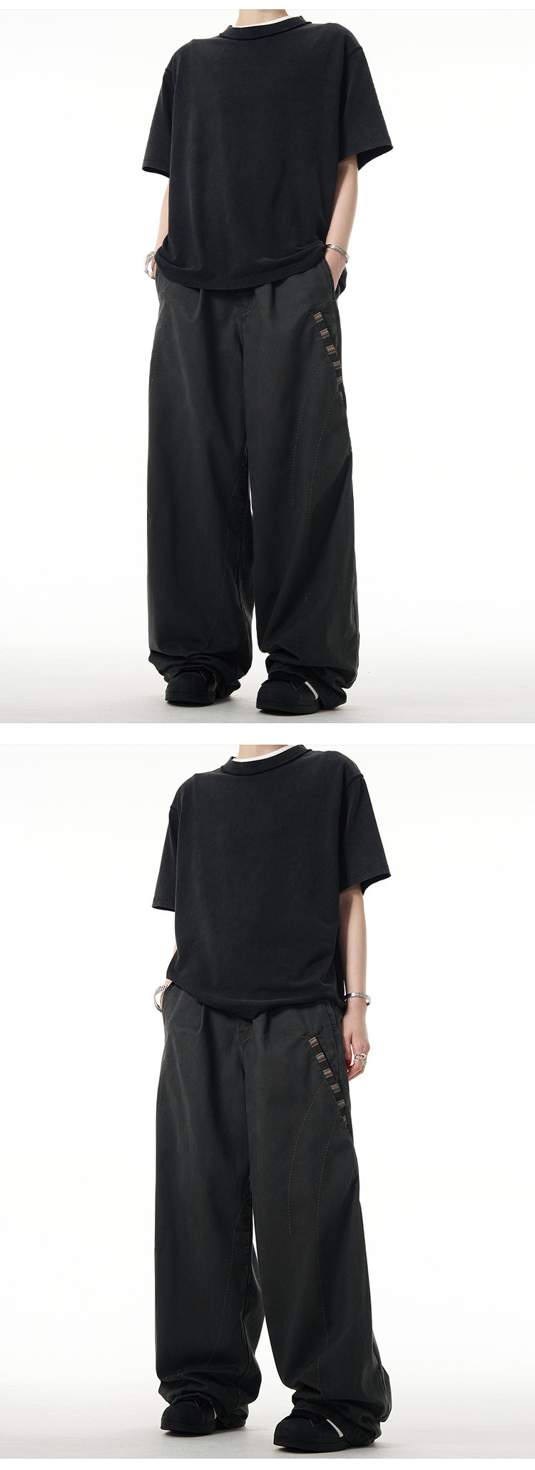 MADWITCH RELAXED FIT CASUAL PANTS #FX012