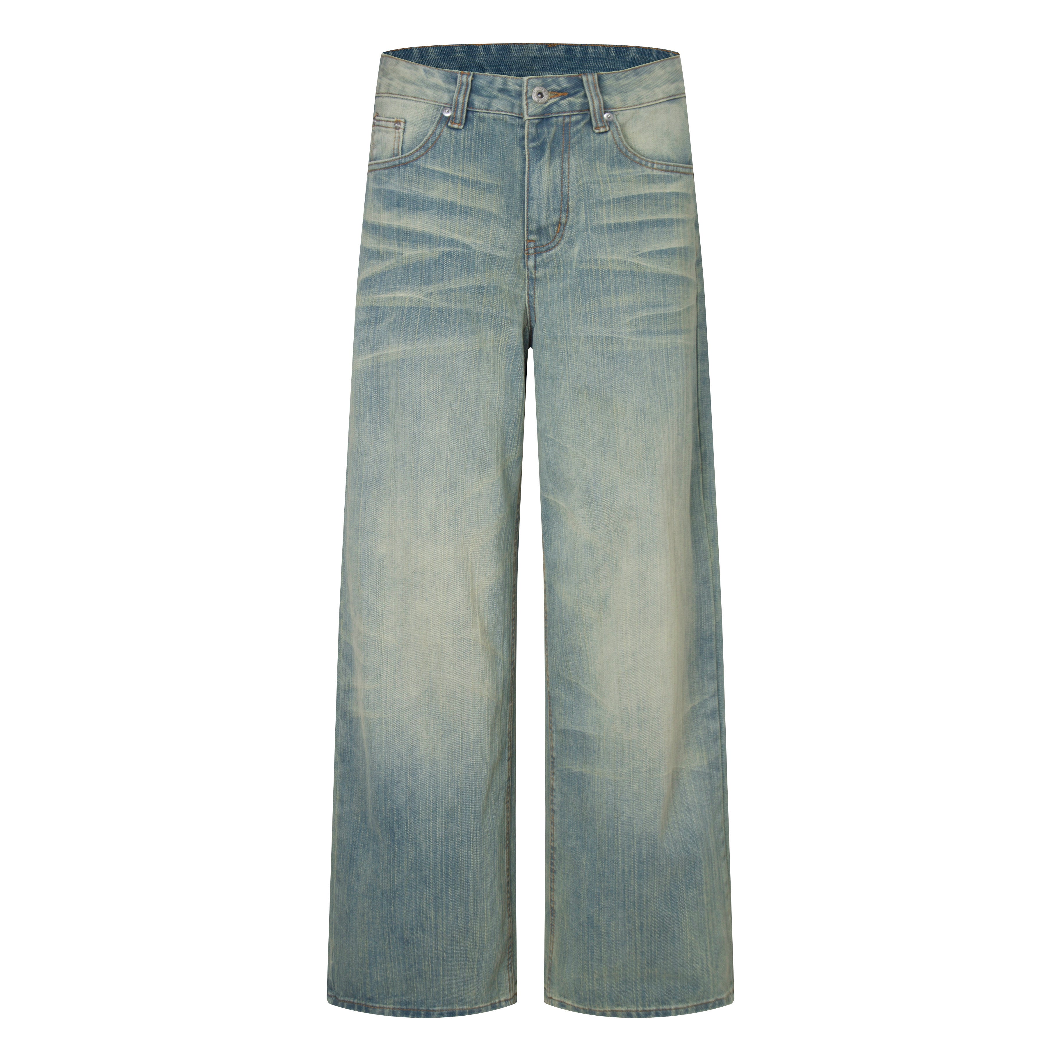 MADWIT YELLOW WASH BAMBOO JEANS #DR8816