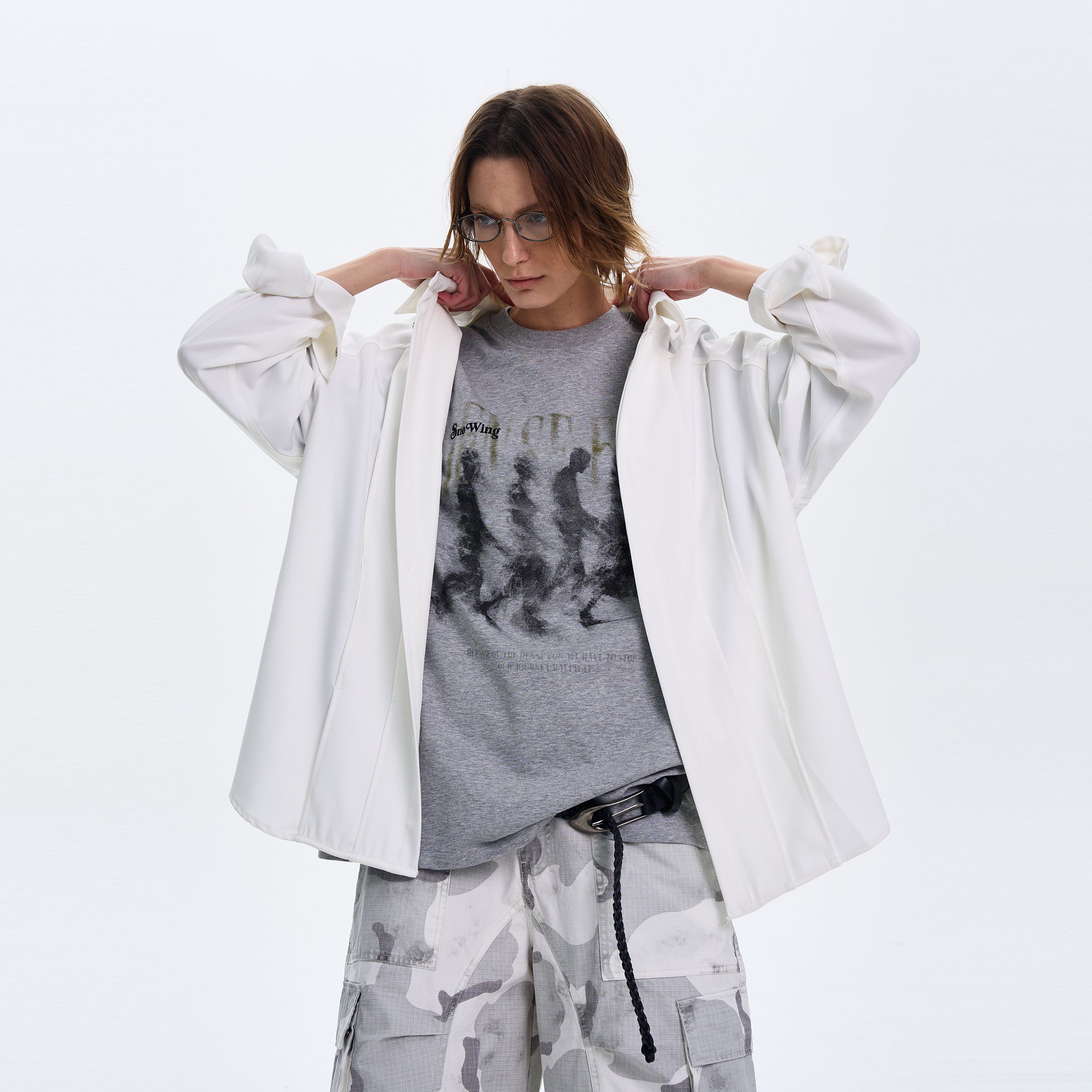 MADWITCH LOOSE-FIT SHIRT JACKET #880196
