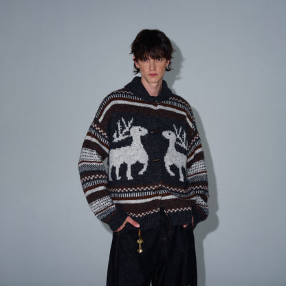 MADWITCH FAIR ISLE KNITTED SWEATER #72317