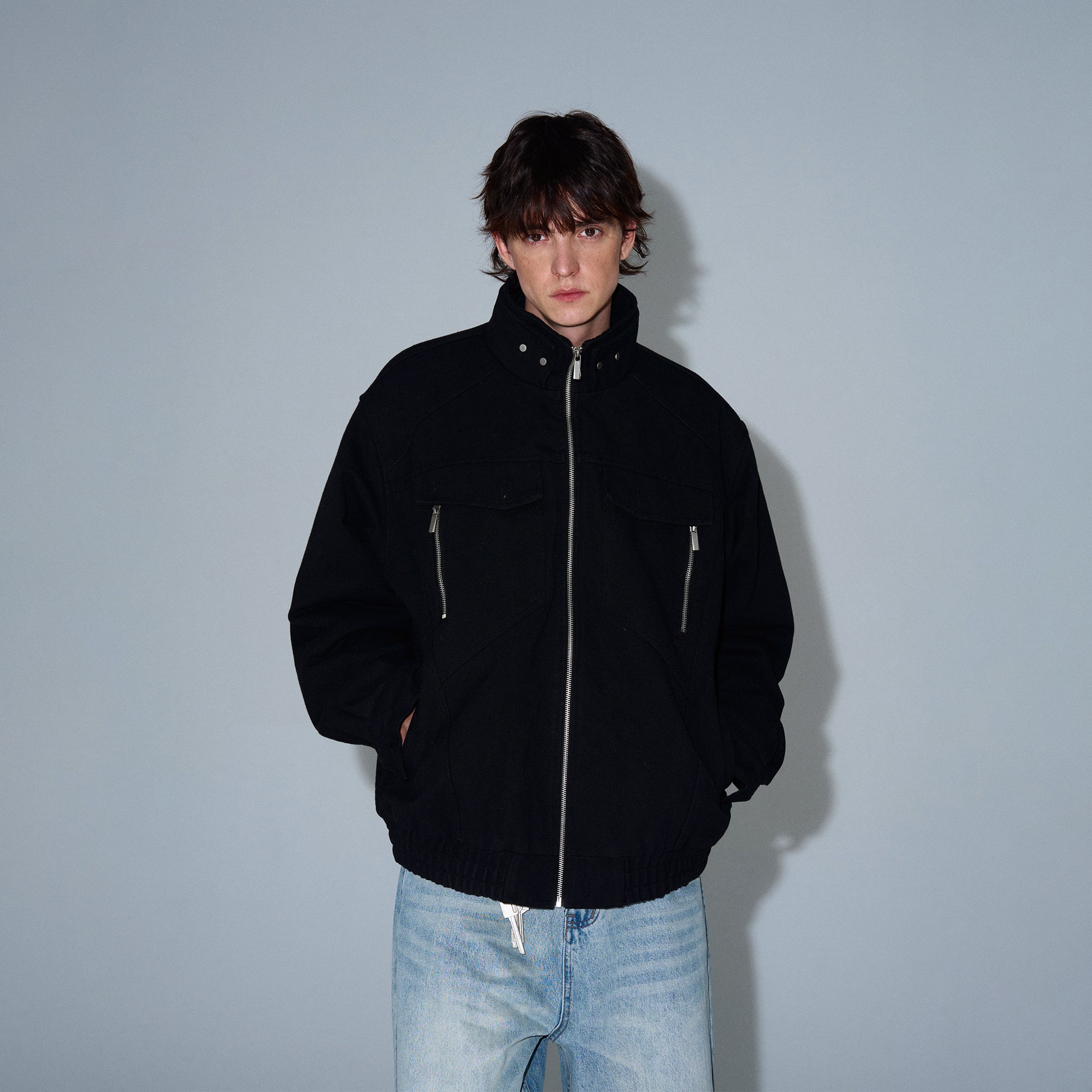 MADWITCH FLEECE-LINED UTILITY JACKET #880062