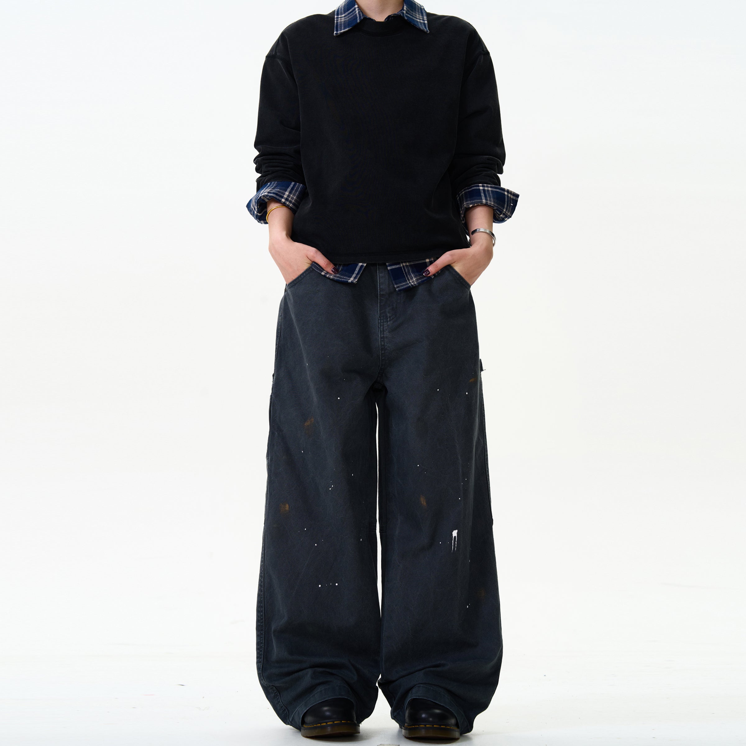 MADWITCH STREET STYLE STRAIGHT-LEG JEANS #CK3355