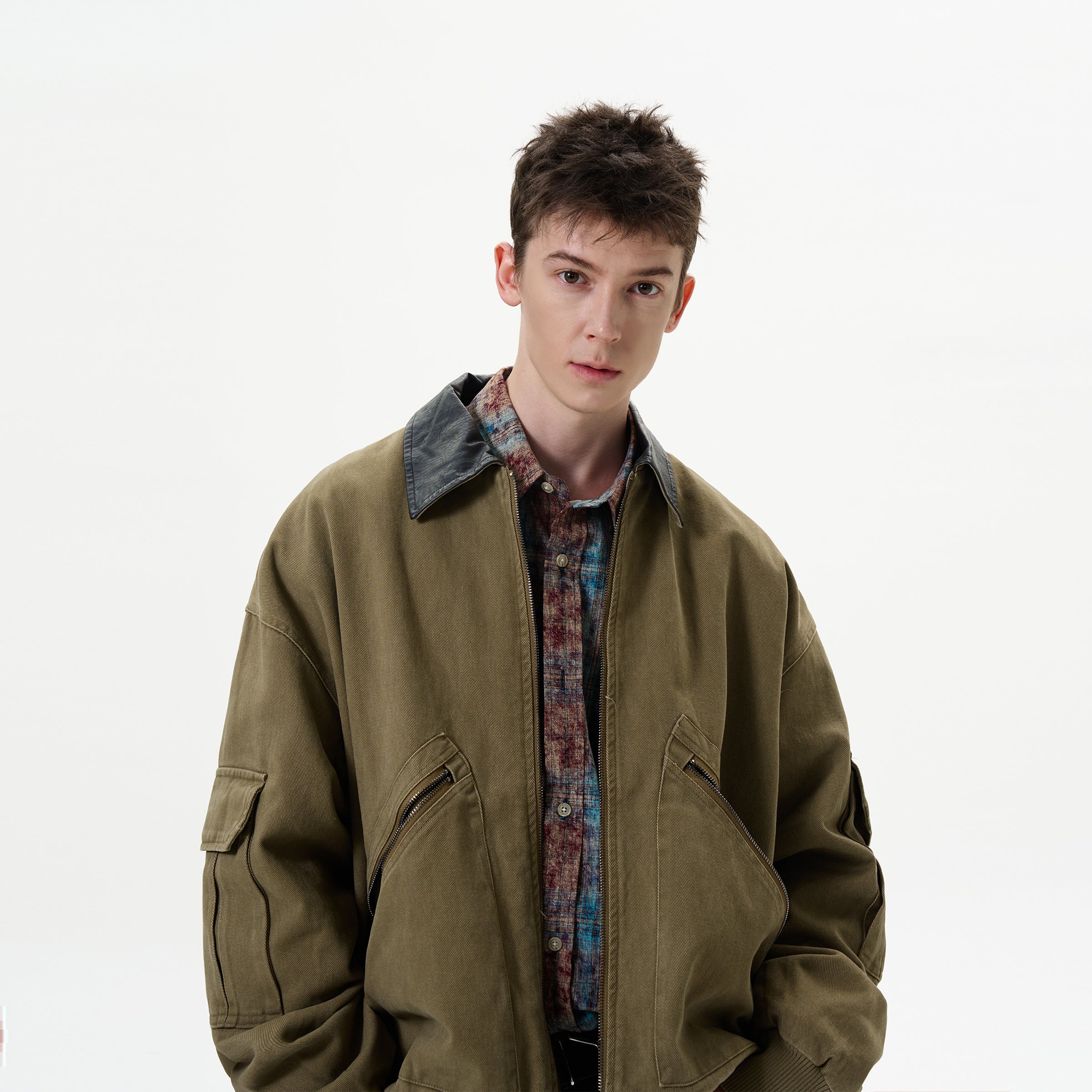 MADWITCH WASHED WORKWEAR JACKET #1155