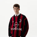 MADWITCH PREPPY STRIPED SWEATER #AK014