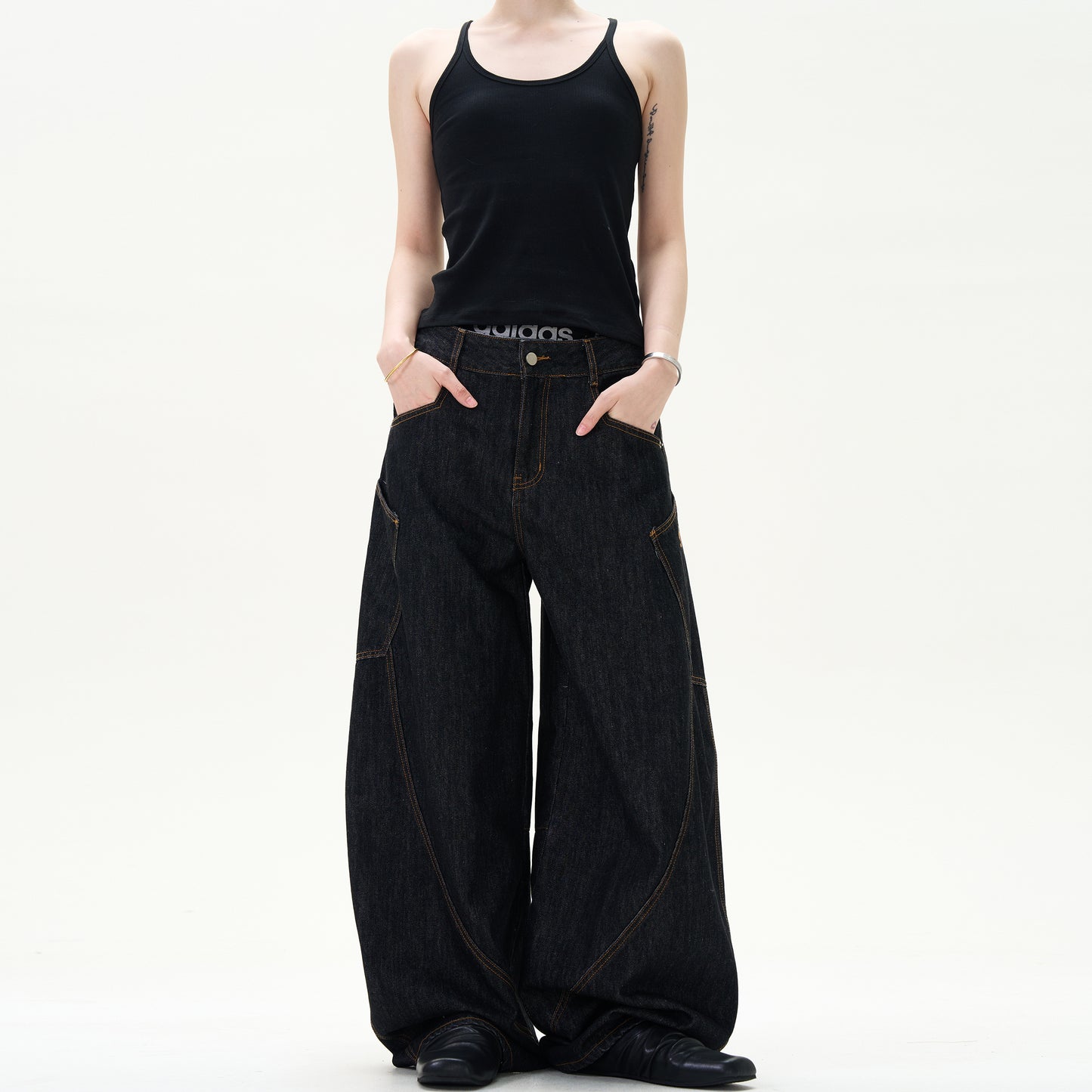 MADWITCH LOOSE SCIMITAR CASUAL PANTS #G779