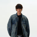 MADWITCH WASHED DENIM JACKET #JK97