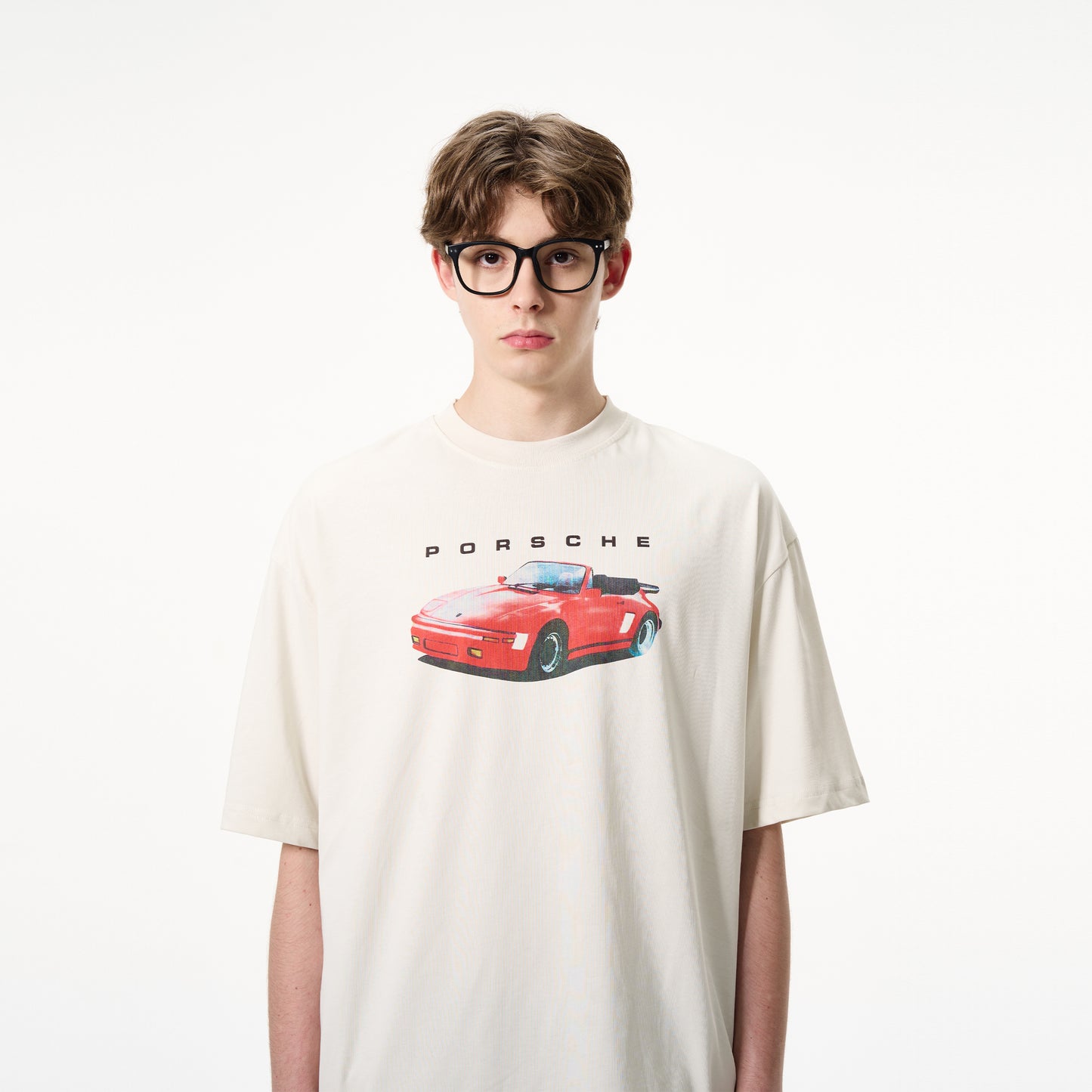 MADWITCH PORSCHE PRINT T-SHIRT #6835