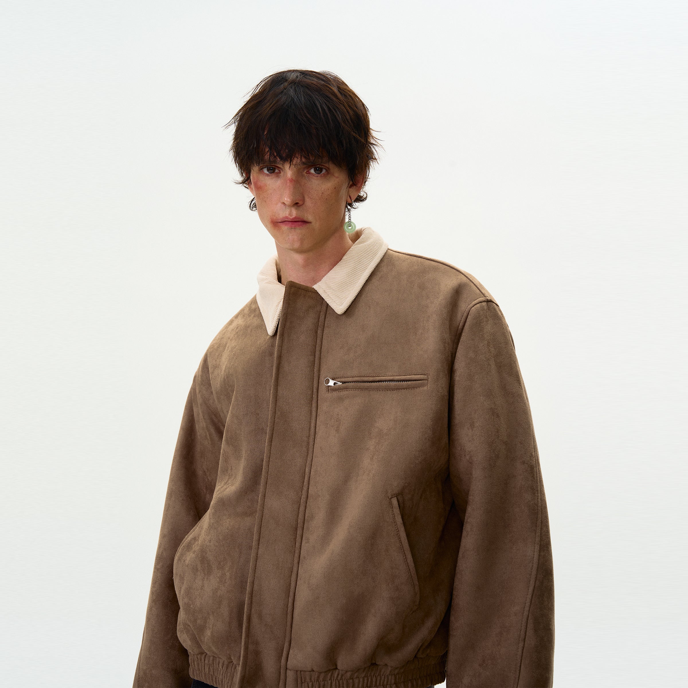 MADWITCH LEATHER PADDED COTTON JACKET #RW129