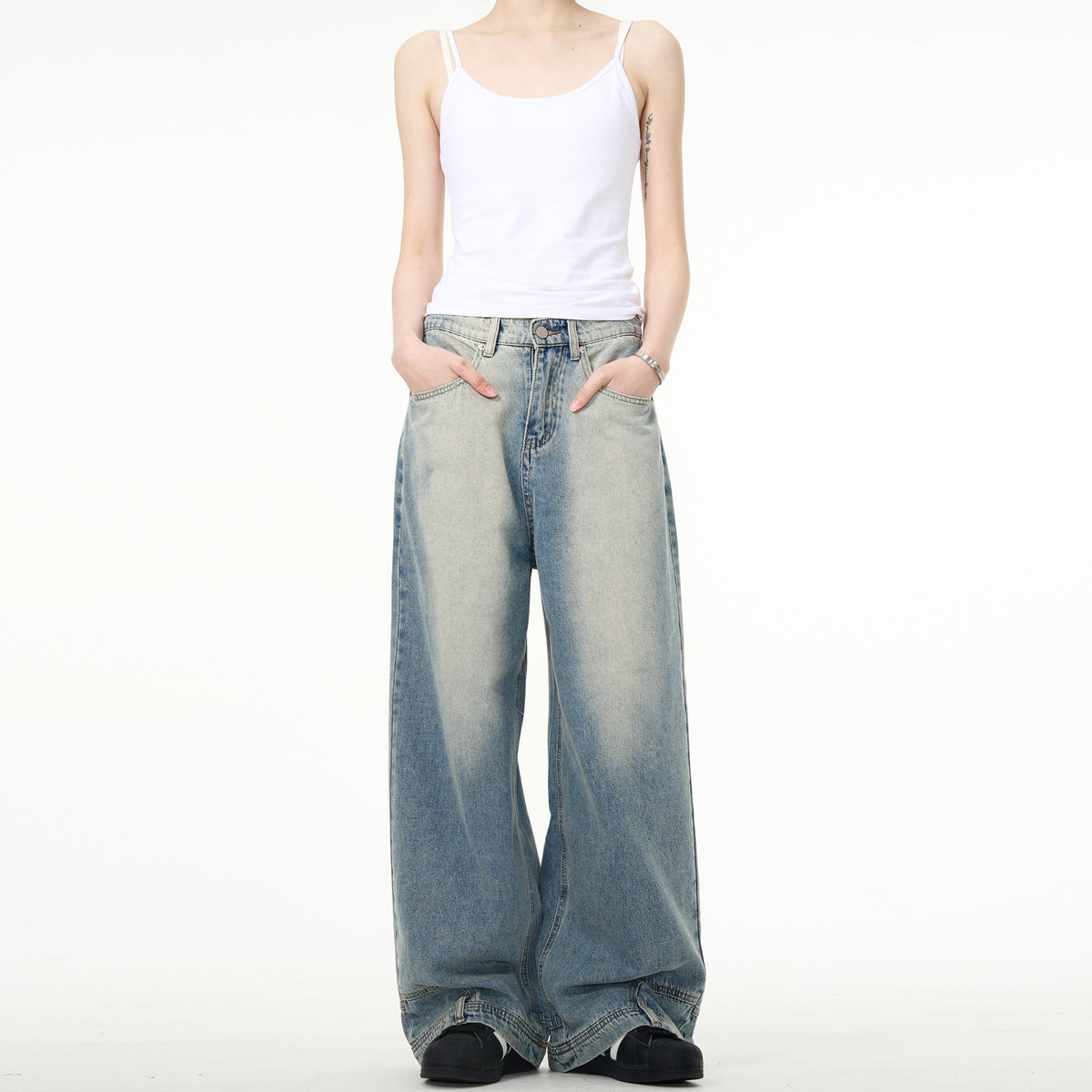MADWITCH WASHED VINTAGE JEANS #BKJ24108 – MadWitch Store