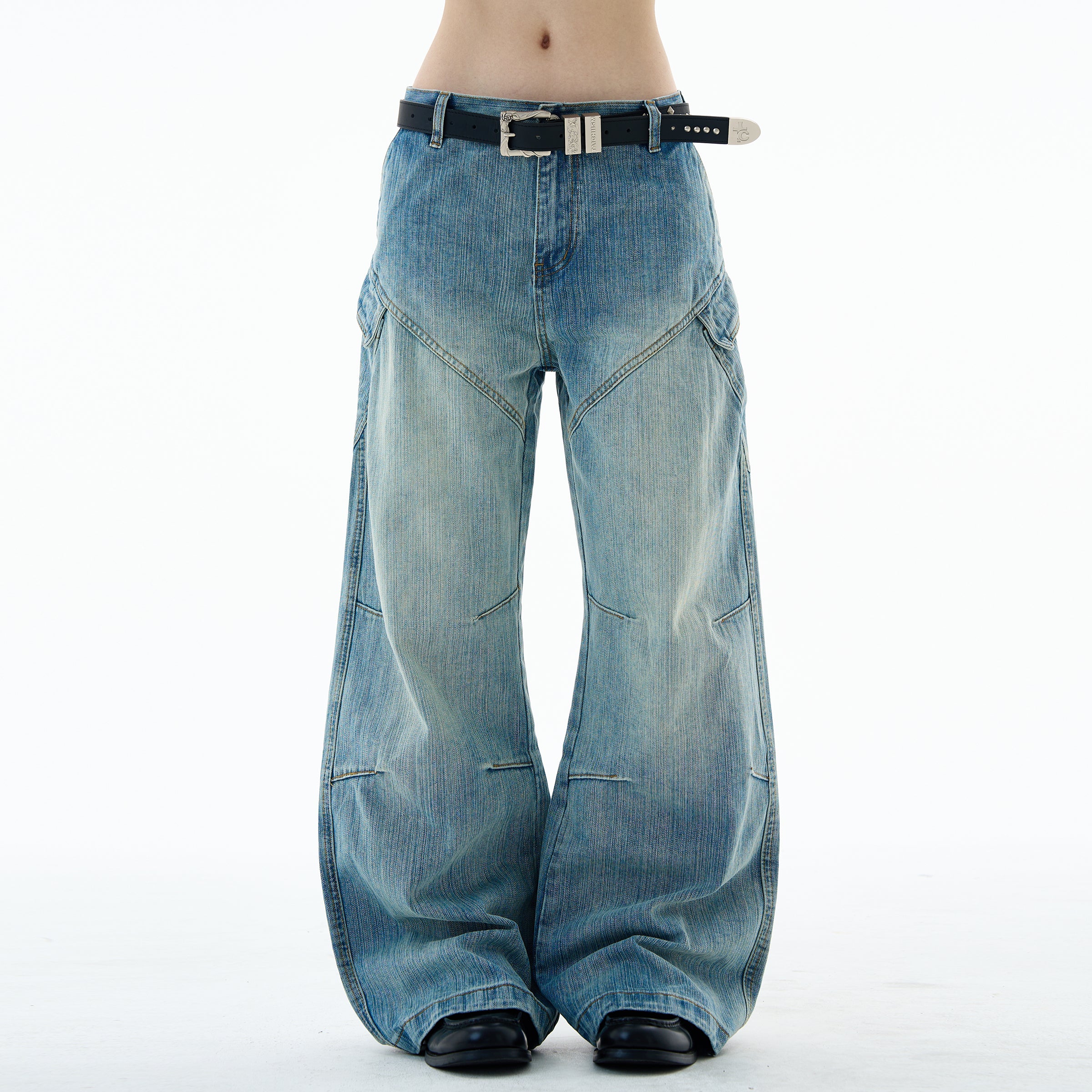 MADWITCH SLUB WASH DENIM PANTS #G6847
