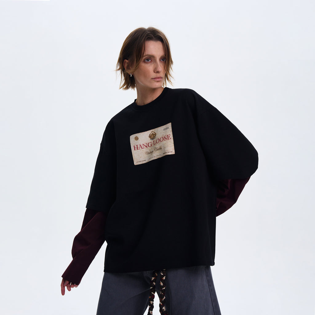 MADWITCH COUPLE’S CASUAL LONG-SLEEVE SHIRT #T555