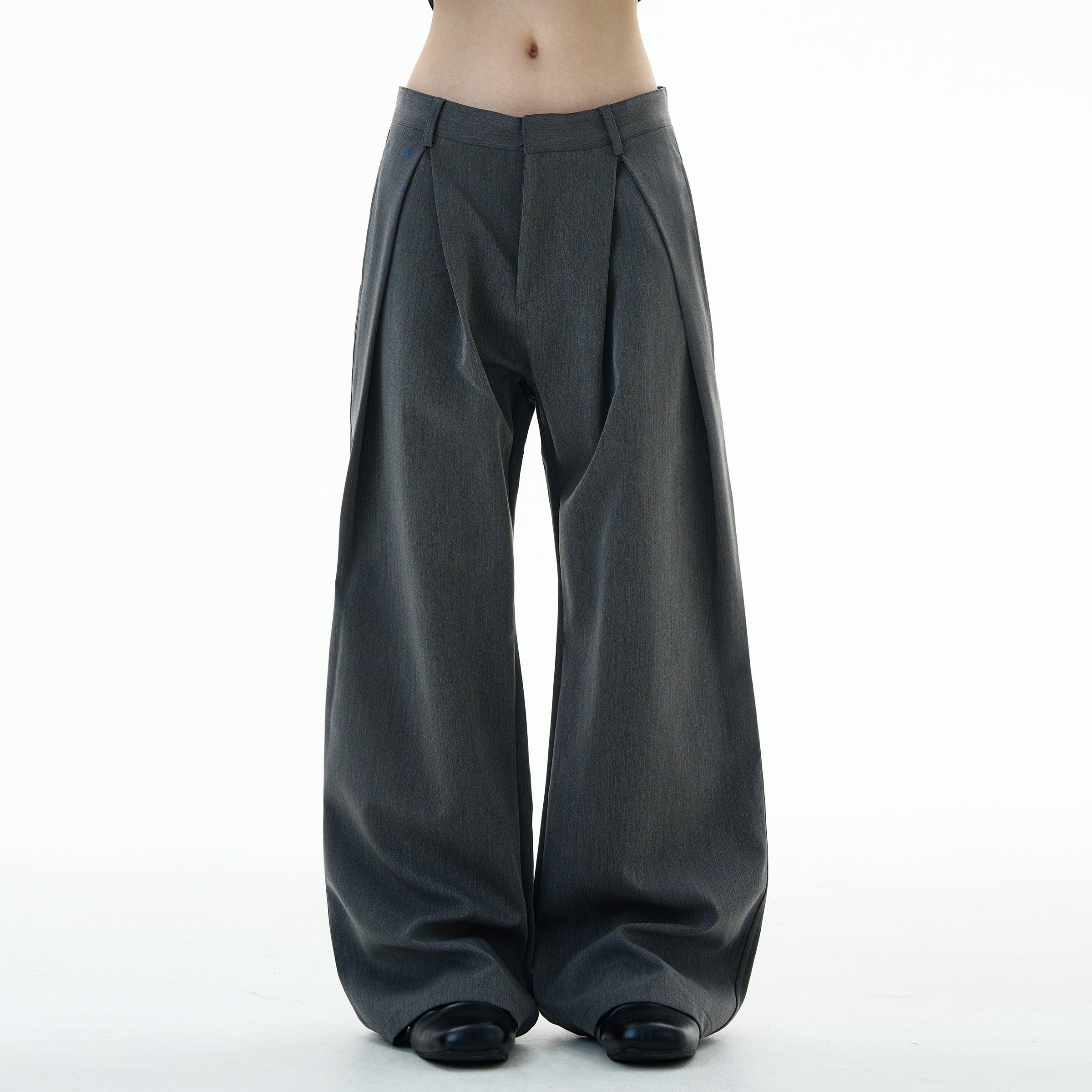 MADWITCH UNISEX WIDE LEG STRAIGHT DRESS PANTS #C915