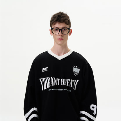 MADWITCH COLOR-BLOCKED SPORTS SWEATSHIRT #L215Q24