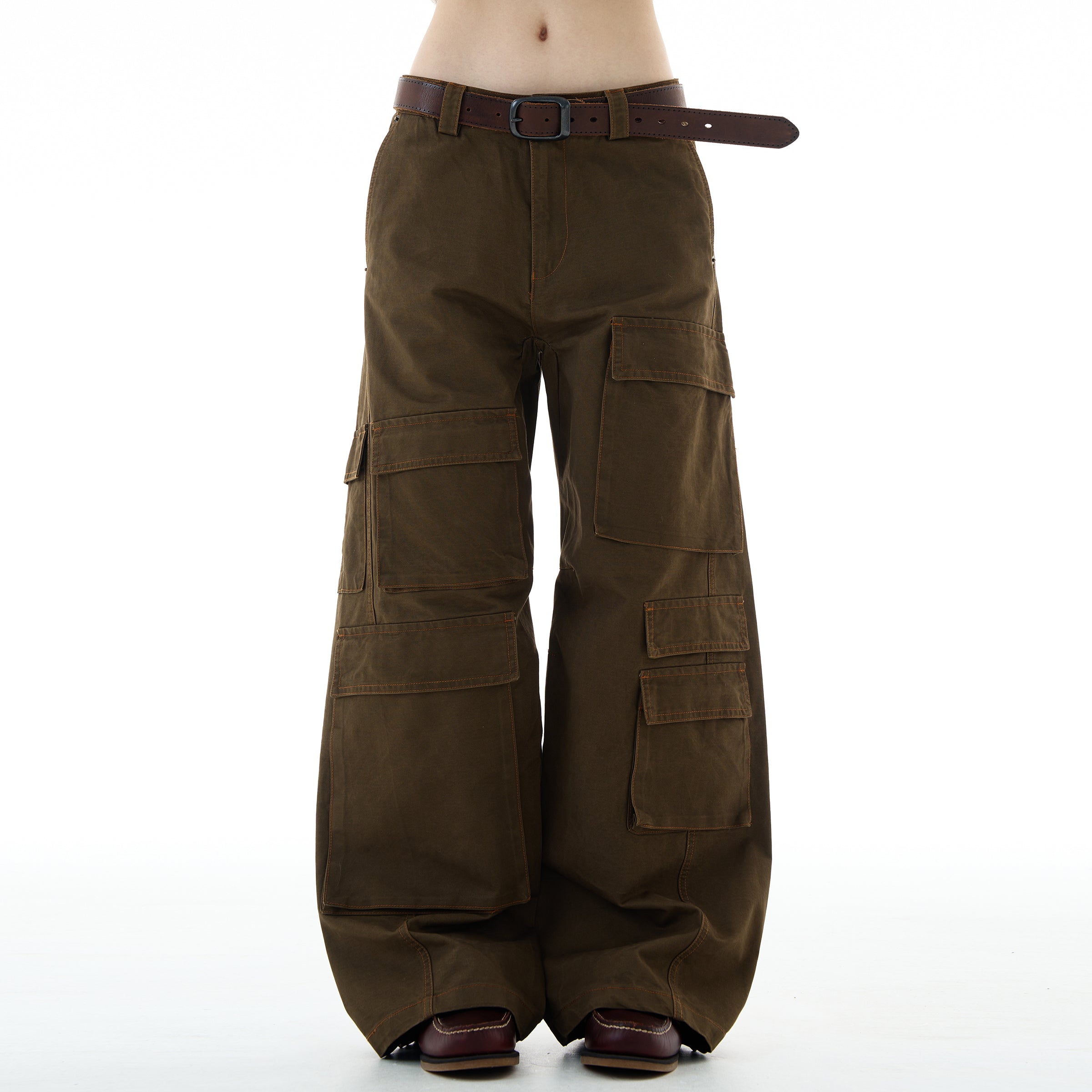 MADWITCH UNISEX MULTI-POCKET CARGO PANTS #A611