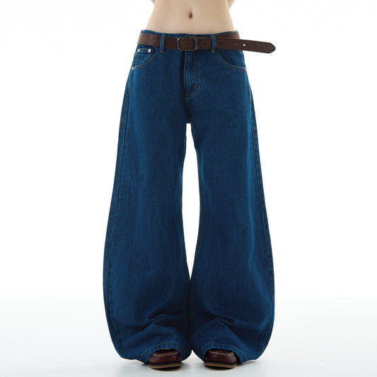 MADWITCH UNISEX LOOSE WASHED DENIM JEANS #DR8216