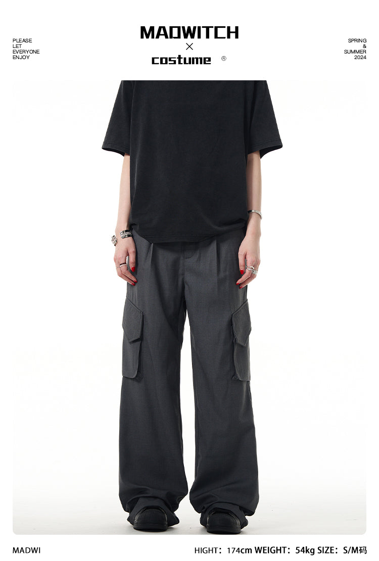 MADWITCH CARGO RELAXED PANTS #F241